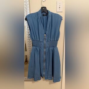 Reset Viki Dress Light Denim Large